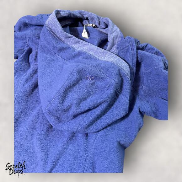 Lululemon Apres Run Pullover Hoodie Size 6 Persian Purple Activewear Top - Picture 5 of 7